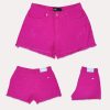 Shorts Pink Barra Desfiada Feminino - Image 6