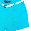 Shorts Sarja Azul Turquesa C/ Cinto Feminino - Imagem 2