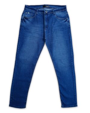 Calça Slim com Laser Masculina Plus Size