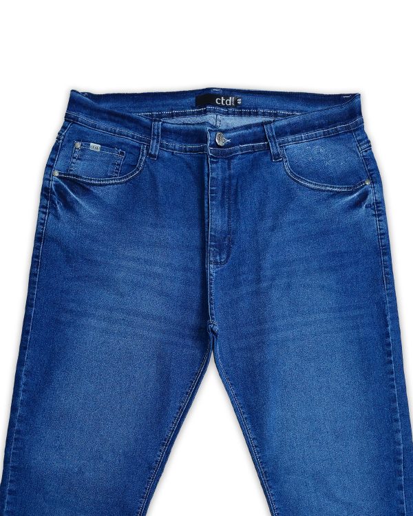 Calça Slim com Laser Masculina Plus Size - Imagem 2