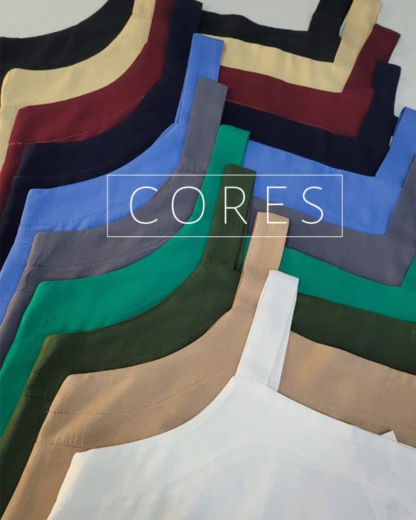 Blusa Regata Alça Larga Viscose - Imagem 3